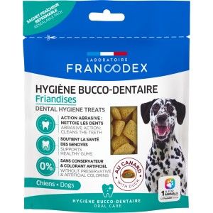 Francodex, recompense pentru igiena dentara, caini, 75 g (Delicii - Caini)