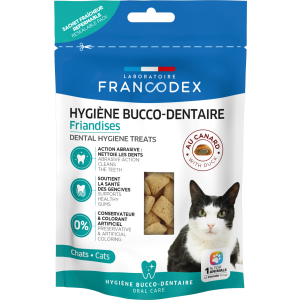 Francodex, recompense pentru igiena dentara, pisici, 65 g (Delicii - Pisici)