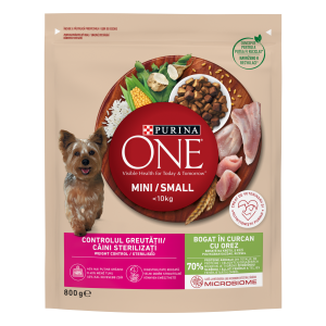 ONE MINI Dog WHTCR Turkey&Ri 8x800gN2XE