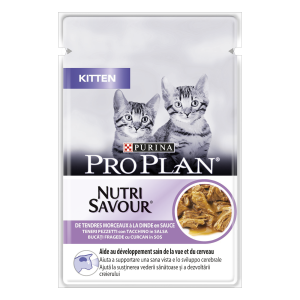 PURINA PRO PLAN JUNIOR NUTRISAVOUR, Curcan, 85 g - main