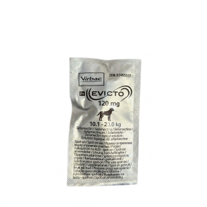 Evicto 120 mg pipete antiparazitare caini talie medie (10.1 - 20.0 kg) 1 pipeta (PRESCRIPTIE NECESARA)
