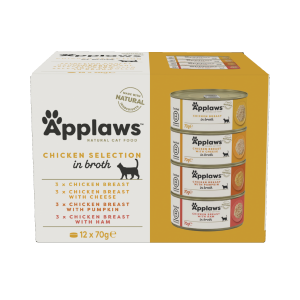 Hrana umeda pisici, Applaws Cat Adult Cu Pui, Multipack Conserve, 12 x 70 g (Hrana Umeda - Pisici)