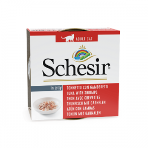 Schesir Tuna with Shrimps in Jelly, conserva, 85 g - tin