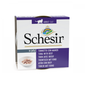 Schesir Tuna with Beef in Jelly, conserva, 85 g - tin
