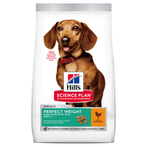 Hill's SP Canine Adult Perfect Weight Small and Mini Chicken, 1.5 kg - punga