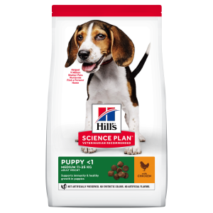 Hill's SP Puppy Healthy Development Medium hrana pentru caini cu pui 1 kg 