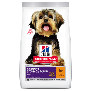 Hill's SP Canine Adult Small and Mini Sensitive Stomach and Skin Chicken, 1.5 kg - punga