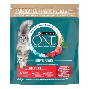 ONE STERILCAT Beef&Wheat 10x450g XG