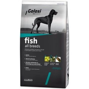 Hrana uscata premium caini, Golosi Dog Fish All Breeds, 12 kg (Hrana Uscata - Caini)