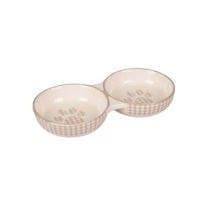 CASTRON DUBLU CERAMIC MYLO ALB-CREM 2X11CM 145ML/560696/(4/bax)(36/cut) (Castroane)