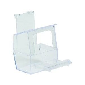 HRANITOARE / ADAPATOARE PASARI TRANSP CU TREAPTA 6x7x9(h)CM/100238(144/cut) (Accesorii - Pasari)