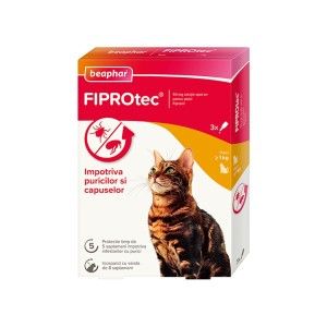 BEAPHAR FIPROTEC PIP AP CAT >1KG 3x0.5ML/CUT/15505 (6buc/bax) (Farmacie - Antiparazitare)