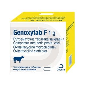 GENOXYTAB F BUJIURI SPUMANTE OXITETRACICLINA 10x1G/CUT (48CUT/BAX) (Farmacie - Antiparazitare)