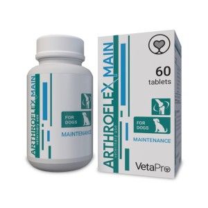 Vetapro Arthroflex-main Faza 2, Suport Articulatii si Cartilaje Caini, 60 tablete