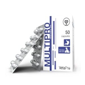 Vetapro Multipro Suport Gastrointestinal Caini si Pisici, 50 capsule