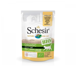 Schesir Bio For Cat, Pui, 85 g