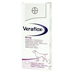 Veraflox flavored tablete 60 mg 1x7