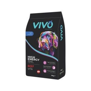 Hrana Uscata Super Premium, VIVO, Caini Adulti Toate Rasele, Vita, 10 kg (Hrana Uscata - Caini)