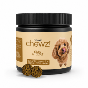 Petswell chewz! Skin & Coat, 60 comprimate masticabile (OTC)