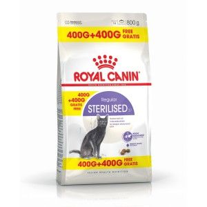 Royal Canin Feline Sterilised, 400 g + 400 g CADOU