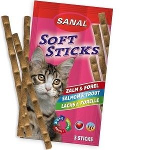 Sanal Cat Salmon and Trout, 3 sticks/ 15 g