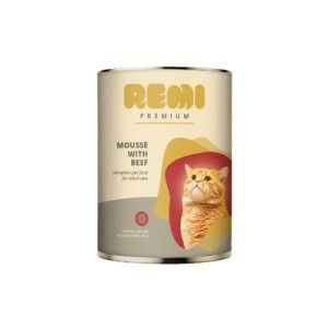 Hrana Umeda Pisici, Remi Premium Mousse cu Vita, 400 g (Hrana Umeda - Pisici)