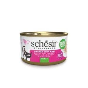 Hrana umeda pisici, Schesir, Pui si Sunca in Jeleu, 70 g (Hrana Umeda - Pisici)