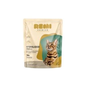 Hrana Uscata Pisici, Remi Premium Adult Sterilizat cu Pui, 400 g (Hrana Uscata - Pisici)