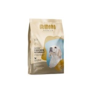 Hrana Uscata Caini, Remi Premium Junior Medium-Large Breed cu Pui si Curcan, 1 kg (Hrana Uscata - Caini)