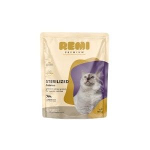 Hrana Uscata Pisici, Remi Premium Adult Sterilizat cu Somon, 400 g (Hrana Uscata - Pisici)