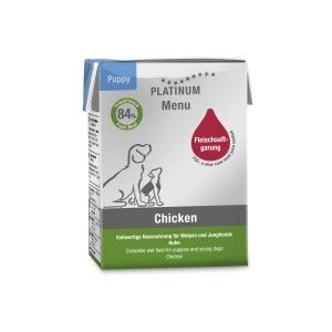 Hrana umeda caini, PLATINUM Dog Junior cu Pui, 185 g (Hrana Umeda - Caini)