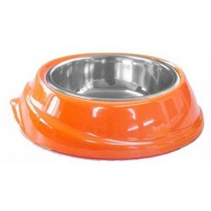 Castron melamina/ inox Orange, 300 ml