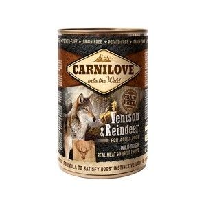 Carnilove Dog, Wild Meat Venison and Reindeer, 400 g 