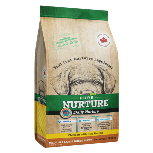 Hrana catei de talie medie si mare Pure Nurture Puppy, cu pui si orez, 12.5 kg (Hrana Uscata - Caini)