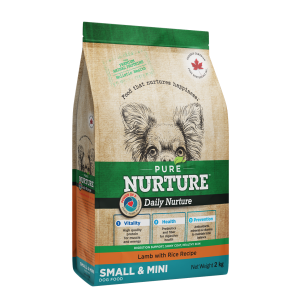 Hrana caini de talie mica si mini Pure Nurture, cu miel si orez, 2 kg (Hrana Uscata - Caini)