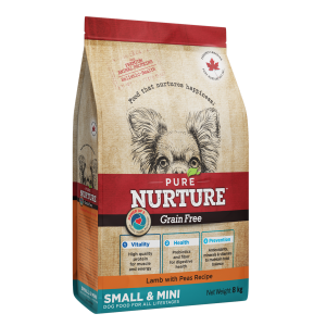 Hrana caini de talie mica si mini Pure Nurture Grainfree, cu miel si mazare, 8 kg (Hrana Uscata - Caini)
