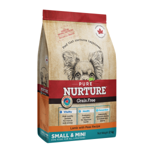 Hrana caini de talie mica si mini Pure Nurture Grainfree, cu miel si mazare, 2 kg (Hrana Uscata - Caini)