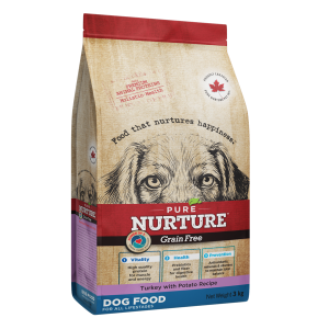 Hrana caini de toate varstele Pure Nurture Grainfree, cu cartofi si curcan, 3 kg (Hrana Uscata - Caini)