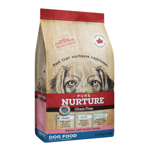 Hrana caini de toate varstele Pure Nurture Grainfree, cu somon si cartofi, 3 kg (Hrana Uscata - Caini)