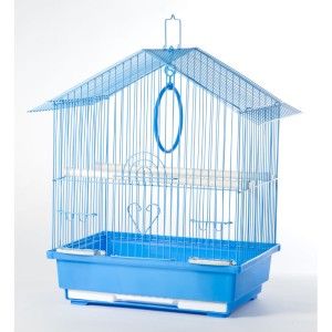 Colivie simpla Albastru, 33 x 23 x 39 cm
