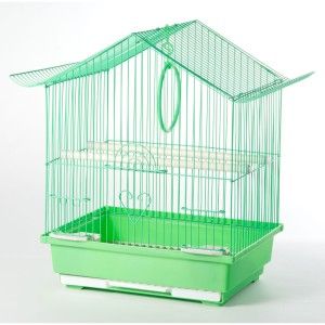 Colivie simpla Verde, 33 x 23 x 39 cm