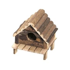 CASUTA LEMN ROZATOARE HUDSON 14X12X13CM 84203/(48/cut) (Accesorii - Rozatoare)