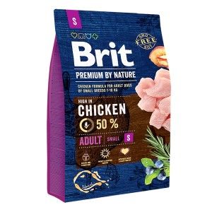Brit Premium by Nature Adult S, 3 kg - punga