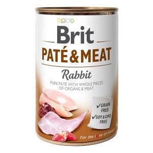 Brit Pate & Meat Rabbit, 400 g - conserva