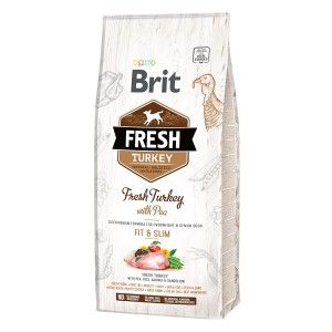 Brit Fresh Turkey and Pea Light Fit and Slim, 12 kg - sac