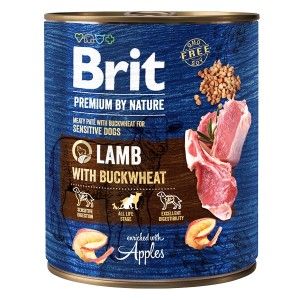 Brit Premium by Nature Lamb with Buckwheat, 800 g - conserva