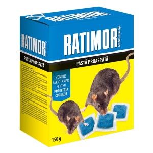 Ratimor Brodifacoum Fresh Bait 150 g (29 ppm) - albastru