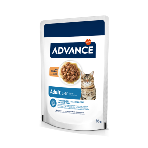Advance Cat Wet Adult Pui, 85 g (Hrana Umeda - Pisici)