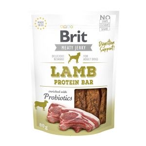 Brit Dog Jerky Lamb Protein Bar, 80 g