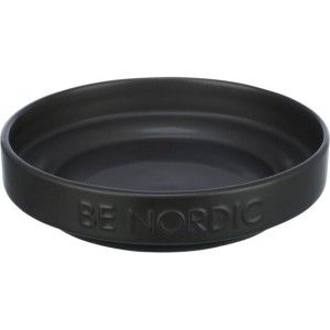 Trixie Bol Ceramic Be Nordic, 0.3 l / ø 16 cm, Negru, 24522
